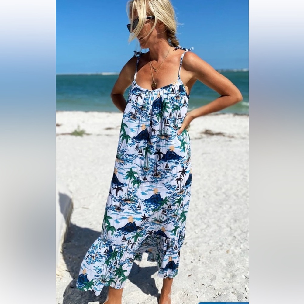 Emerson Fry Tropical Print Maxi